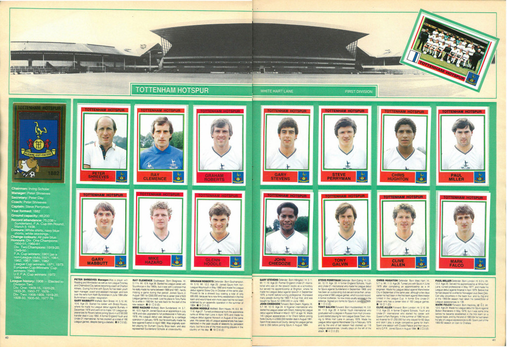 Tottenham Hotspur 1985