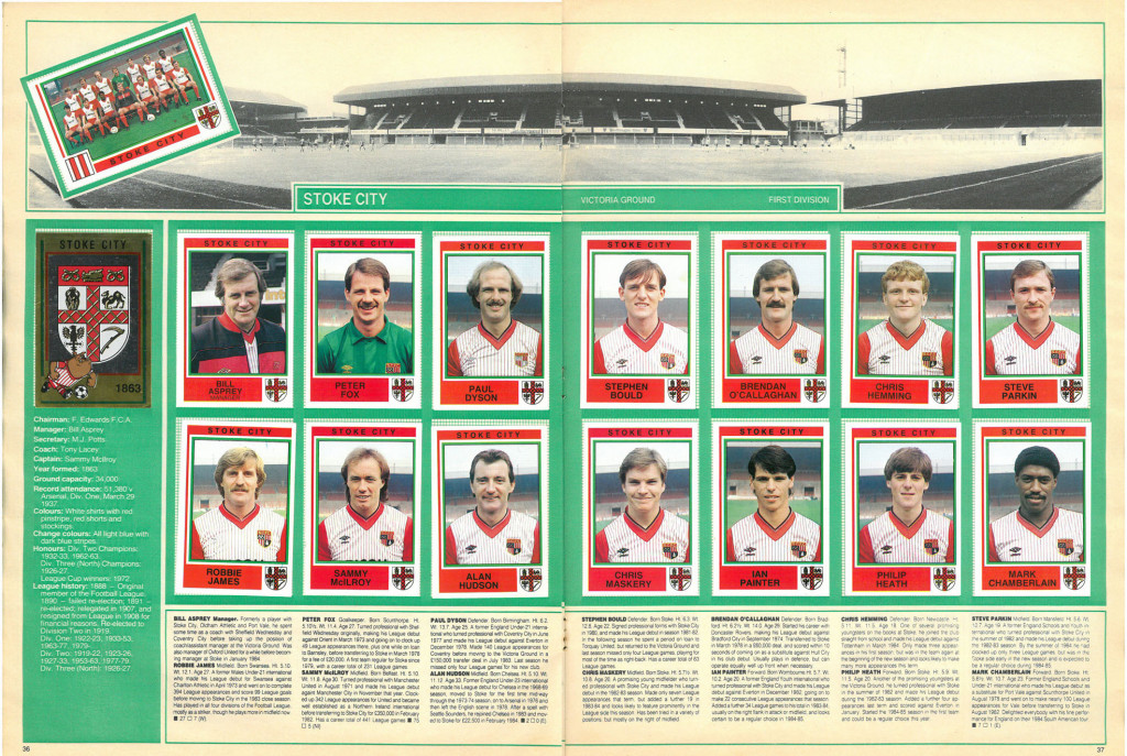 Stoke City 1985