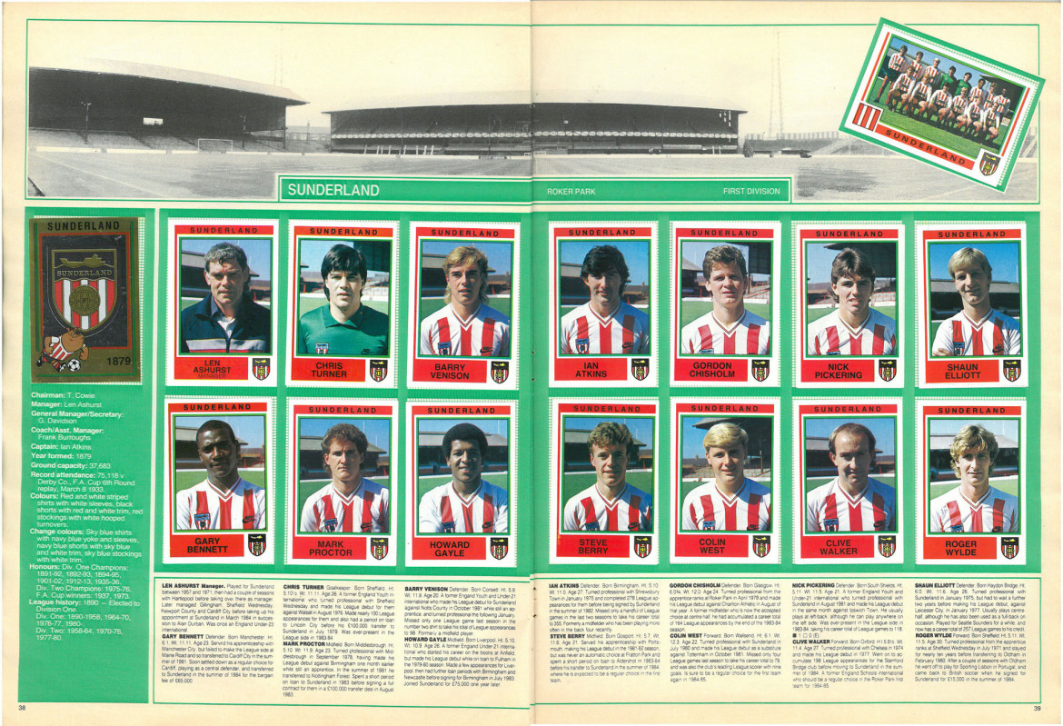 Sunderland 1985