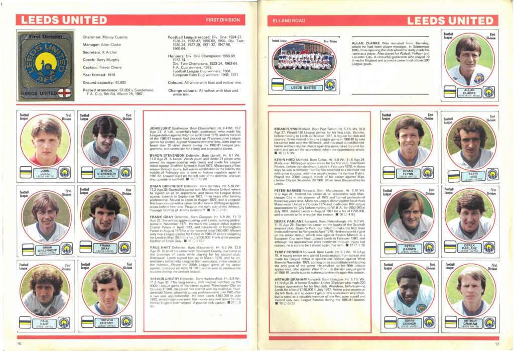 Leeds United 1982